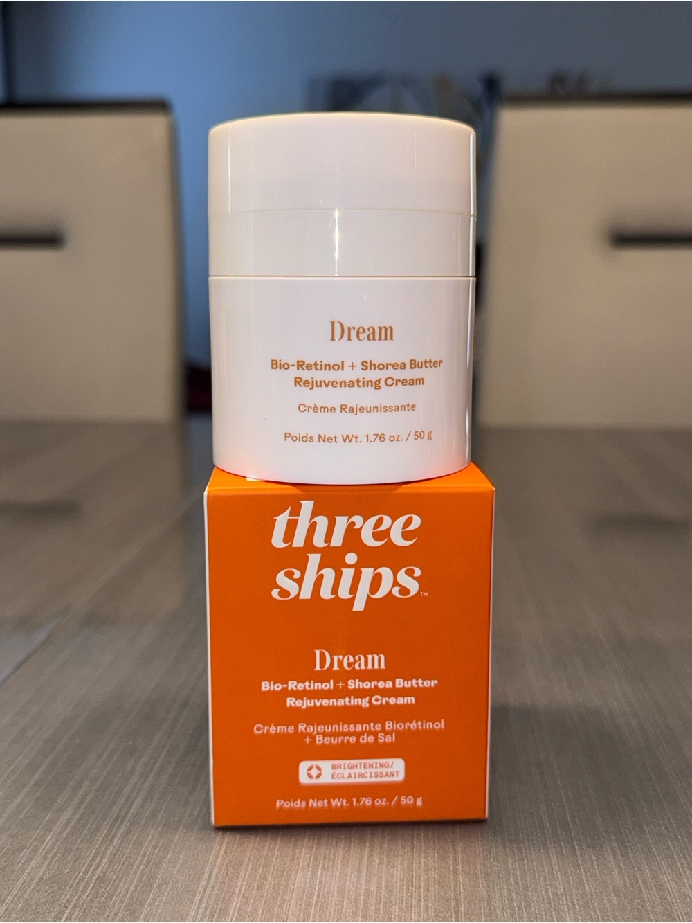 Three Ships Dream Bio-Retinol Rejuvenating Cream — White & Orange